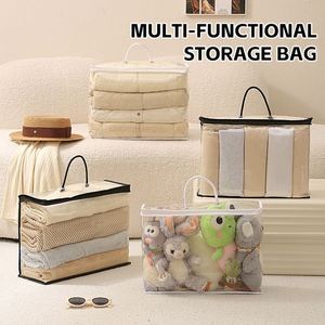 Organizador de Almacenamiento Transparente de Gran Capacidad para el Hogar, Bolsa Impermeable de PVC para Edredones, Ropa, Sábanas y Juguetes - Product Image 3