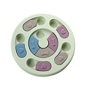 Di alta qualità stile classico forma rotonda trattare Dispenser IQ giocattolo da allenamento lento cibo per cani interattivo cibo per gatti giocattolo Puzzle - Product Image 4