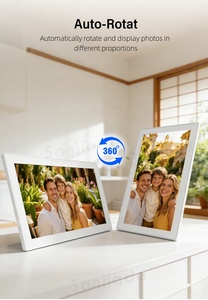 Frameo 21.5" Digital Picture Frame Large IPS FHD Touch Screen <b>WiFi</b> Electronic Photo Frames Share Moments From Phone Instantly - Product Image 4