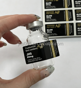 Autocollants en vinyle holographiques imperméables et résistants à l'huile, avec effet UV localisé, pour flacons en verre, <span class=keywords><strong>laboratoire</strong></span>, poudre, fitness - Product Image 6