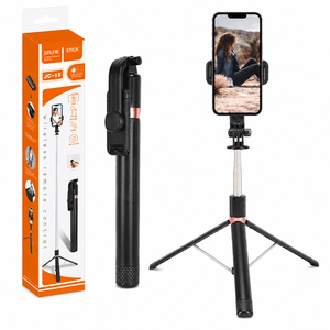 Trípode Selfie Stick JC-15 de Largo Alcance 1700mm, Soporte de Acero Inoxidable para Fotos de Grupo y Selfies en el Suelo - Product Image 1