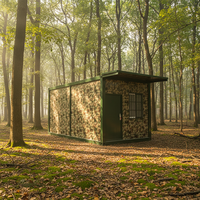 Maison conteneur mobile de 20 pieds de haute qualité, petite maison mobile en acier, panneaux sandwich, étanche, alimentée à l'énergie solaire, cuisine et salle de bain rapides à installer