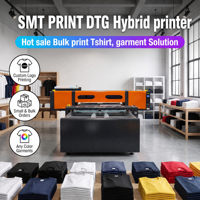Imprimante numérique pour t-shirts avec système d'impression sérigraphique à base blanche, machine d'impression hybride pour vêtements, pour la production de vêtements personnalisés