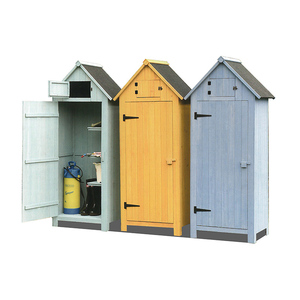 Factory waterproof garden tool house Wooden storage shed