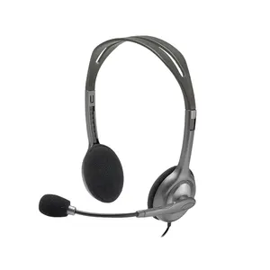 Harga pabrik Headphone nirkabel Logitech H111 Headphone earphone Headset
