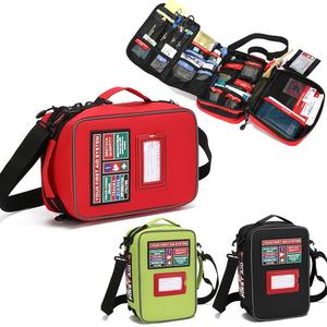 <span class=keywords><strong>Kit</strong></span> de primeros auxilios para traumatismos de emergencia Premium, correa para el hombro, equipo de Camping para coche, compartimentos etiquetados, <span class=keywords><strong>Kit</strong></span> de supervivencia para elementos esenciales para el hogar - Product Image 1