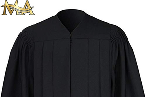 Casquette et robe unisexe classique noire mate Graduation Master avec gland d'année pour Degree Regalia - Product Image 3