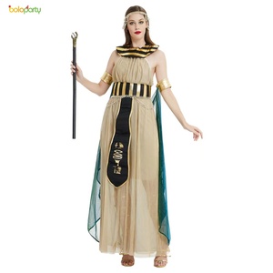 <span class=keywords><strong>Disfraz</strong></span> de Cosplay de <span class=keywords><strong>princesa</strong></span> de dioses faraones egipcios griegos de Halloween, para conjunto de Bata Vintage - Product Image 3