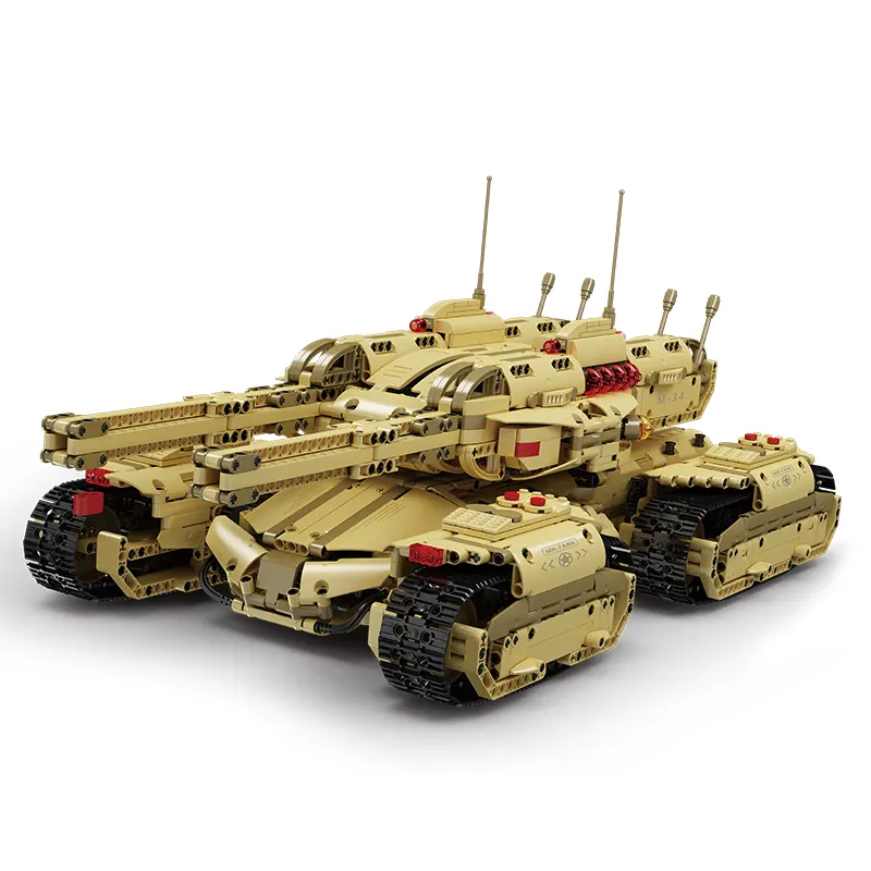 Tiktok New Coming Mould king 20011 Assemble App Control Mommoth Tank DIY Army Series Building Brick Set Toys Gift