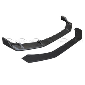 Alerón Delantero de Fibra de Carbono Estilo JS para Honda Civic 10ª Generación FK8 Type R Si 2016+, Divisor Superior e Inferior, Tuning Automotriz - Product Image 3