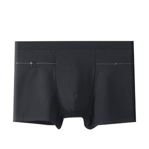 Caleçons de voyage pour hommes à taille haute, double face, zippés, antivol, vente en gros - Product Image 1