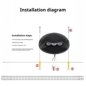 Lumière LED souterraine pour extérieur, étanche IP67, pour <span class=keywords><strong>allée</strong></span>, <span class=keywords><strong>jardin</strong></span>, sol, montage en surface - Product Image 4