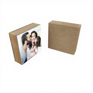 Bloc carré en bois de 30 mm, écologique, vierge ou personnalisable par sublimation, pour cadre photo - Product Image 3