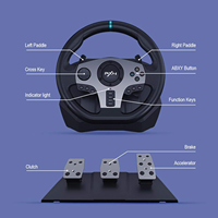 Volant de course pour PC PXN V9 GEN2 900 degrés avec pédales et levier de vitesses