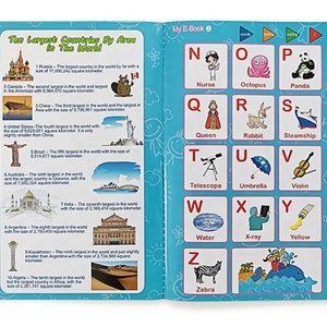 Livre électronique éducatif interactif pour l'apprentissage, jouets bilingues, livres sonores parlants espagnol-anglais - Product Image 6