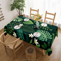 Nappe d'automne, Thanksgiving automne récolte Orange feuille de citrouille mode et couverture de table élégante pour décor de dîner de pique-nique de fête
