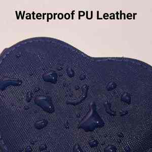 Estuche de Joyería de Viaje Multifuncional en Forma de Corazón, Organizador de Cuero PU con Forro de Terciopelo, Bolsa de Joyería Portátil y Ligera - Product Image 3