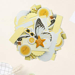 Autocollants en papier non couché décoratif 300 g/m², découpés à la forme, autocollants en vinyle, éphémères pour le journaling, le bricolage, le scrapbooking, la création de cartes - Product Image 1