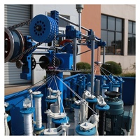 Machine à tisser les rubans Shanghai Xianghai à 12 fuseaux, fournie par le fabricant, avec moteur servo, écran PLC, puissance 750W, pour le textile