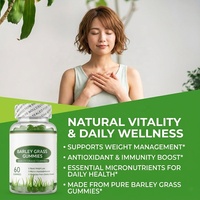 SWOOT Gummies à l'herbe d'orge, complément alimentaire vitaminique, minéral, à base de fibres de fruits et légumes, avec 5-HTP, antioxydant, pour l'immunité