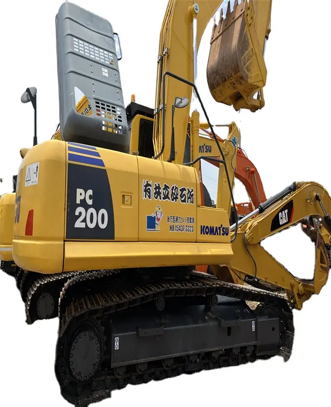 Low Price Used Excavator Komatsu PC200 Japanese Construction Machine PC200-8 For Sale