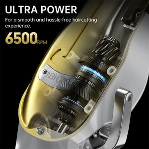 최고의 전문가용 무선 이발기 키트 부스트 3 방수 블레이드 연마기 USB 스테인리스 스틸 호텔용 LED - Product Image 5