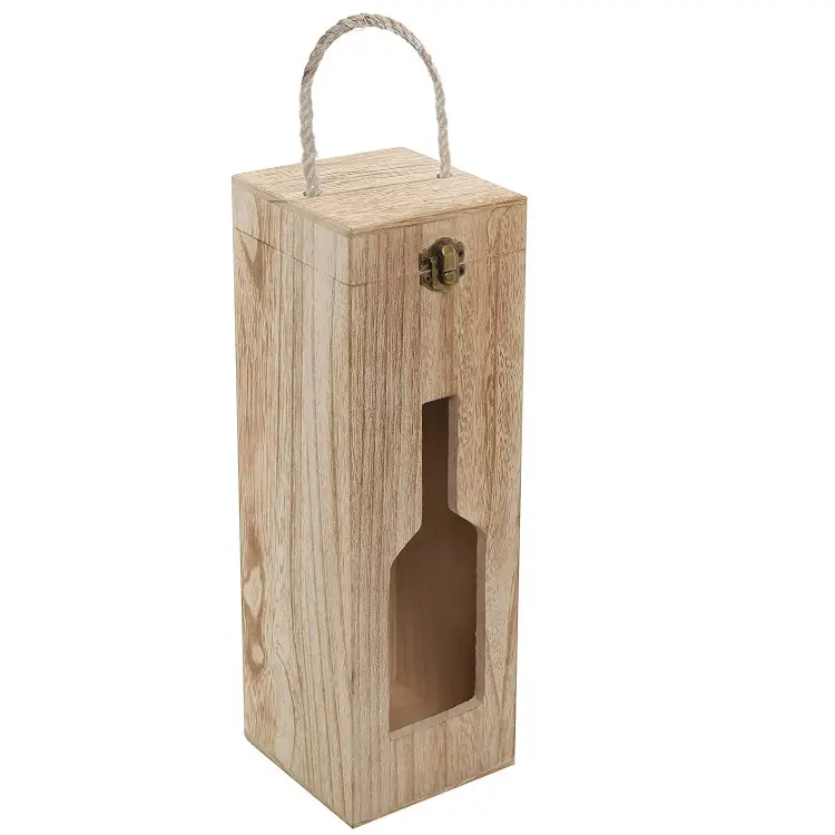 Perfect durable water proof multi functional desktop birthday gift organizer bulk wooden wine boxs