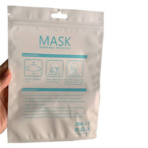 <span class=keywords><strong>Bolsa</strong></span> <span class=keywords><strong>de</strong></span> embalaje <span class=keywords><strong>al</strong></span> por menor <span class=keywords><strong>de</strong></span> plástico con cremallera y logotipo personalizado para embalaje <span class=keywords><strong>de</strong></span> protección facial - Product Image 4