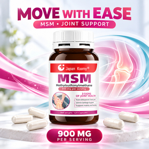 ผู้ผลิตอาหารเสริม MSM ยี่ห้อ Shecome ขายส่ง พร้อมเมทิลซัลโฟนิลมีเทน ช่วยบำรุงข้อต่อและเพิ่มความคล่องตัว บรรจุ 120 แคปซูล MSM - Product Image 2