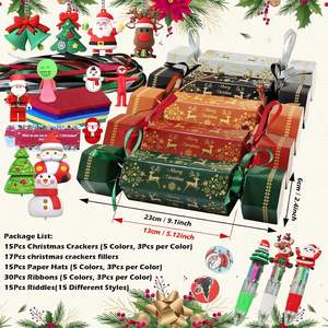 Galletas de Navidad DIY en inglés con premios, poppers de Navidad a granel para REGALOS FESTIVOS, laminación mate, manejo de crema facial, uso - Product Image 2