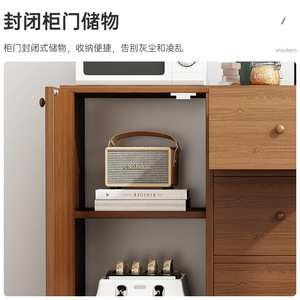 Solid Wood <b>Sideboard</b> Storage Cabinet With Drawers And Doors For Living Room <b>Kitchen</b> Use - Product Image 3