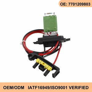 Résistance de moteur de ventilateur de chauffage Wanray pour <span class=keywords><strong>Renault</strong></span> Clio III Modus, pièce de rechange OE 7701209803, résistance de vitesse de ventilateur - Product Image 1