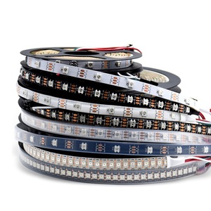 <span class=keywords><strong>Tira</strong></span> de <span class=keywords><strong>LED</strong></span> Direccionable WS2812 WS2812b 5050, 5V RGB, 30LED/M, 60LED/M, 144LED/M, Impermeable IP30 IP65 IP67, <span class=keywords><strong>Tira</strong></span> <span class=keywords><strong>LED</strong></span> 2812 2812b - Product Image 1
