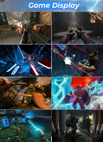 ULTRA INFINITY Simulator Tembak VR 9D Terbaru dengan Headset HTC Vive Mesin Game Tembak Indoor untuk Pusat Hiburan