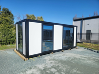 Maisons conteneurs pliables préfabriquées de haute qualité de 20 pieds à faible coût, maison conteneur de bureau pour habitation