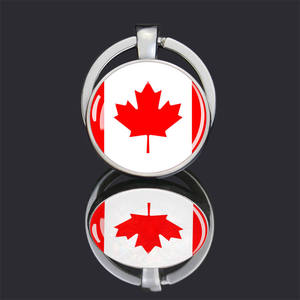 Porte-clés drapeau Haïti drapeau américain USA pendentif <span class=keywords><strong>voiture</strong></span>-porte-clés en alliage de métal léger personnalisable accessoires de voyage cadeau - Product Image 3