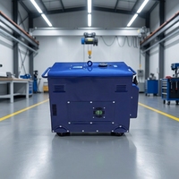 Generator Diesel Senyap Rendah Kebisingan 3 10 Kva Berpendingin Udara Logo Kustom Harga Pabrik OEM Portabel Handal Stasiun Tenaga Ekspor