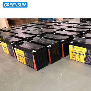 Greensun 12V 100 Ah 200 Ah sistema de energía solar híbrido LiFePO4 paquete de productos de batería de litio con sistema solar de 48V - Product Image 3