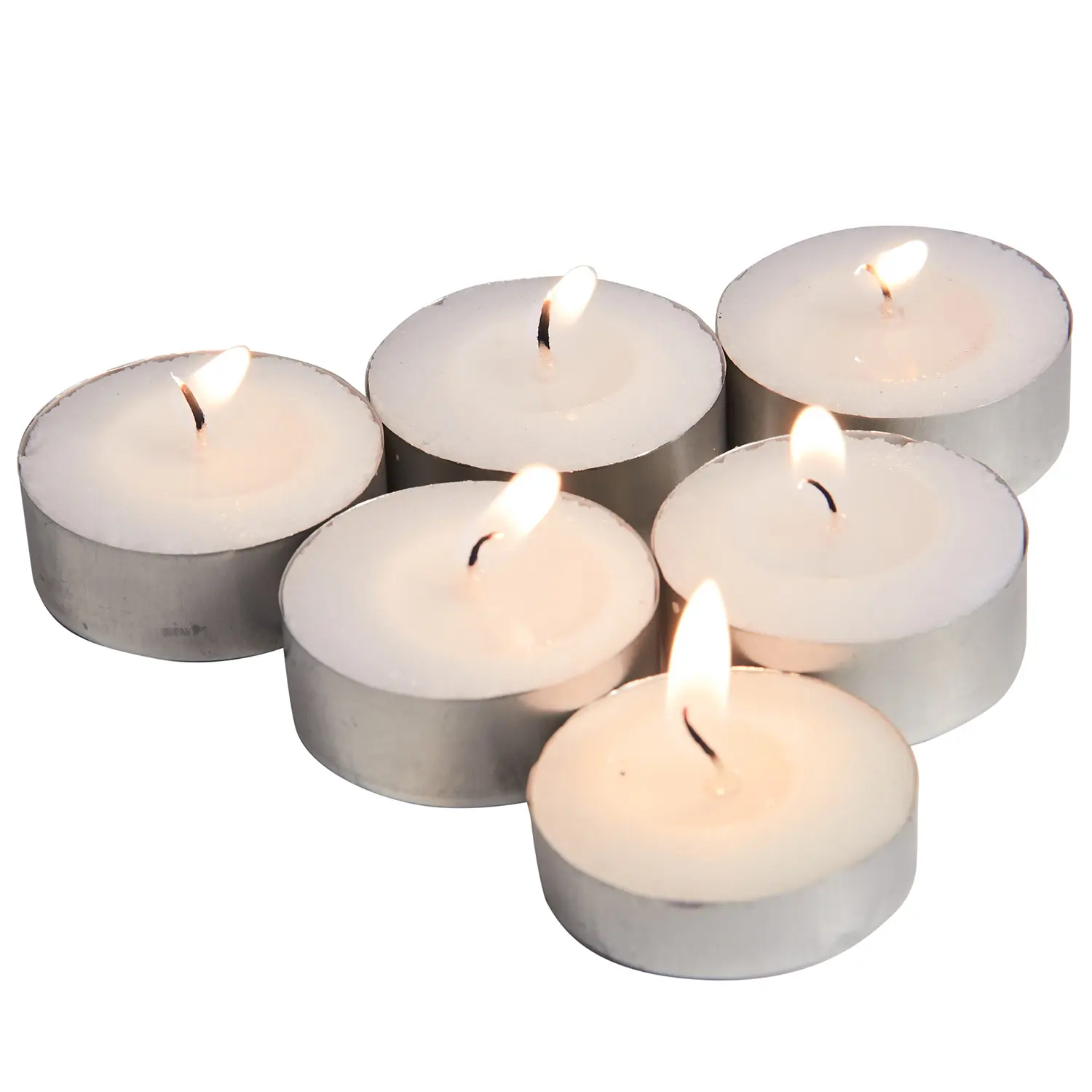 Bestsun 라운드 심장 모양 차 빛 촛불 트레이 주전자 음식 따뜻한 촛불 세트 왁스 3 4 5 6 8 9 시간 tealight 촛불