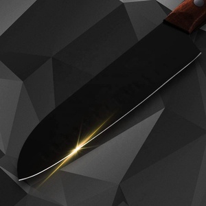 Bộ Dao Bếp Nấu Ăn <span class=keywords><strong>6</strong></span> Món Bằng Thép Không Gỉ Bộ Dao Nhà Bếp Có Lưỡi Chống Dính Và Tay Cầm Mềm - Product Image 3