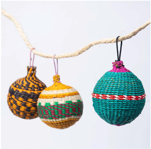 หวายธรรมชาติทำมือต้นคริสต์มาสแขวนลูกบอลประดับบ้านเป็นมิตรกับสิ่งแวดล้อมตกแต่งบ้านตามเทศกาล - Product Image 6