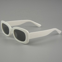 Enfants nuances Simple couleur enfants lunettes de soleil UV 400 carré enfants Rectangle lunettes de soleil pour adolescents filles garçons