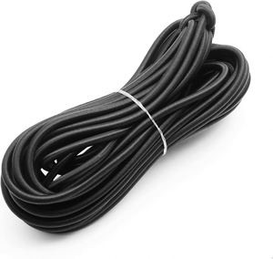 Cuerda Elástica Trenzada de Poliéster de 1/4 de Pulgada con Revestimiento - Grado Marino, Negra, 30 Pies, Longitud Personalizable, Alta Tenacidad, Resistente a Rayos UV y a la Intemperie - Product Image 3