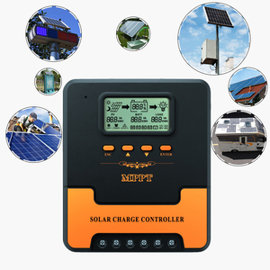Controlador de carga <span class=keywords><strong>solar</strong></span> <span class=keywords><strong>MPPT</strong></span> de 60amp, <span class=keywords><strong>regulador</strong></span> de panel de batería automático de 12V y 24V para <span class=keywords><strong>baterías</strong></span> de litio inundadas de Gel sellado de 100V - Product Image 3