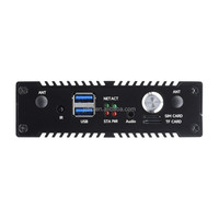 Mini-ordinateur multifonctionnel NAS conçu pour le module informatique Raspberry Pi 4 (NON inclus), stockage réseau, double disque SSD