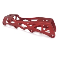 Cadre de patin à roues alignées anodisé en alliage d'aluminium/acier inoxydable de haute qualité OEM avec fil d'usinage CNC EDM et brochage