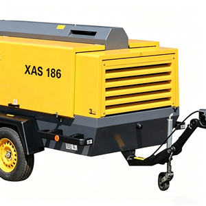 Compresseur d'air à vis portable XAS186, haute pression, haute performance, moteur diesel pour usage industriel intensif - Product Image 1