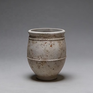 Fioriera <span class=keywords><strong>Grande</strong></span> in Cemento Stile Vintage Americano per Esterni/Interni, Vasi per Piante Intagliati a Mano Durevoli con Foro di Drenaggio per Giardini di Ville di Lusso - Product Image 5