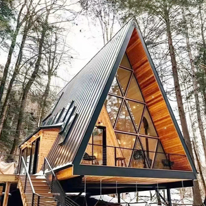 Casa Prefabbricata Modulare a Montaggio Rapido, Cabina Triangolare Pronta all'Uso, Pod Prefabbricato a Forma di A per Soluzioni di Progetto - Product Image 1