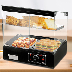 Thương mại máy tính để bàn sưởi ấm tủ trưng bày cho hạt dẻ đồ uống thực phẩm nóng bánh mì kẹp thịt Tart nhiệt độ không đổi giữ ấm trường hợp - Product Image 1